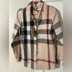 Brand new women Burberry shirt size small